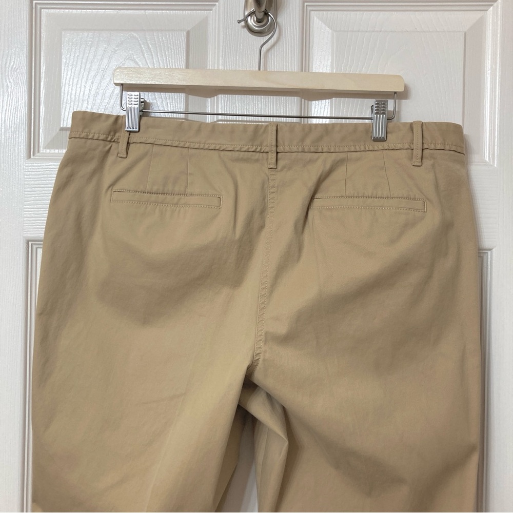 Talbots Women’s Tan Straight Leg Relaxed Chino Pants Size 16 Office Career Work - Picture 6 of 9